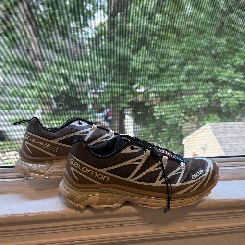 Salomon S-Lab Men's Trail Running Shoes — Brown & Black